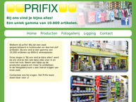 Website van Prifix 