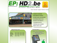 Website van HD2 Computers BVBA 