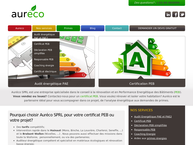 Website van Auréco 