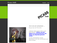 Website van Picass Hair 