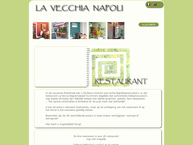 Website van Pizzeria La Vecchia Napoli 