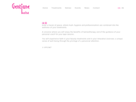 Website van Gentiane Institut 