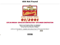 Website van Van Calster Lettering B.v.b.a. 