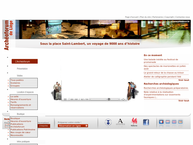 Website van Archéoforum de Liège 