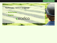Website van Excelco B.v.b.a. 