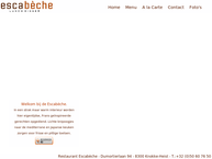 Website van Escabèche 