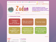 Website van Zudan S.p.r.l. 