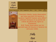 Website van Nulle Part Ailleurs Sprl 