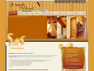 Website van A Touch Of Wood S.p.r.l. 