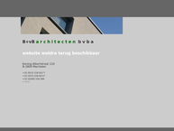 Website van B+vb Architecten Bvba 