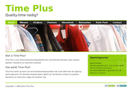 Website van Time Plus Bvba 