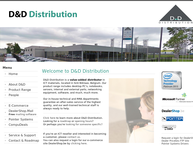 Website van D & d Distribution 