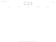 Website van Cos 