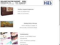 Website van Hallaert Electro Support 