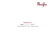Website van Pacific Champagne & Wine Bar 