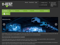 Website van D-Rent Bvba 