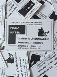 Schilderwerken - Decoratie - Werken Plysier Pedro
