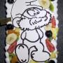 Door een bezoeker 17/08/2016 geüpload - grote smurftaart