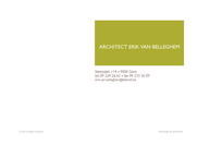 Architect Erik Van Belleghem