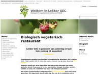 Website van Lekker Gec Vzw 