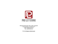 Website van Pro-Lettering 