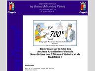 Website van Les Arbaletriers Visetois 