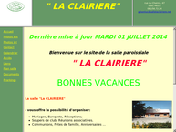 Website van Salle La Clairière 
