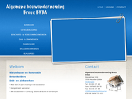 Website van Broux Algemene Bouwonderneming Bvba 