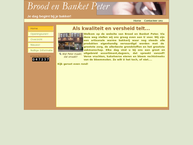 Website van Brood en Banket Peter 