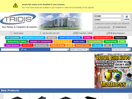 Website van Tridis 