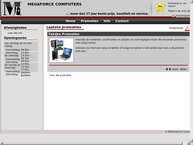 Website van Megaforce 