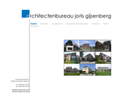 Website van Architectenbureau Joris Gijsenberg Bvbvba 