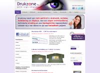 Website van Drukzone 