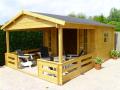 Tuinhuis-Blokhut 3830 Luxe 380 x 300 x 258 (h) cm