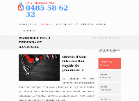 Website van Plombier recherche de fuite 