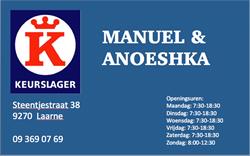 Keurslager Manuel en Anoeshka