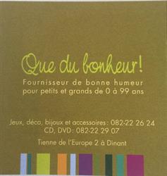 Que du Bonheur