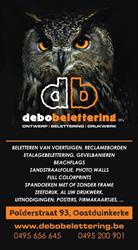 Debo belettering
