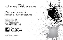 Decoratieschilder Jimmy Delapierre
