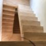 escalier en parquet vue du dessus Adico Work