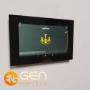 Een mooie en praktische toevoeging aan een Qbus smarthome systeem is de 8" touchscreen. Hiermee bedient u alles in uw smarthome. Verlichting, verwarming, muziek, ...