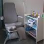 chaise professionnelle de la pédicure médicale Bérénice Thiriart