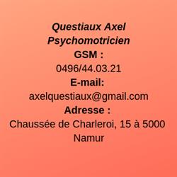 Questiaux Axel Psychomotricien Relationnel Et Fonctionnel