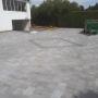 Pose de 160m² de pavés