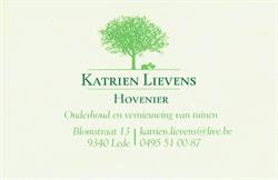 Lievens Katrien, hovenier