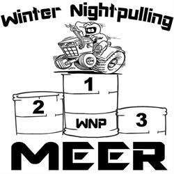 Winter Nightpulling Meer