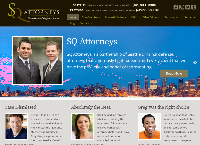 Website van SQ Attorneys, Criminal Defense Lawyers 