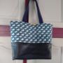 sac en coton et simili cuir
