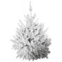 Sapin de Noël Nordmann floqué Blanc