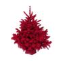 Sapin Nordmann floqué rouge